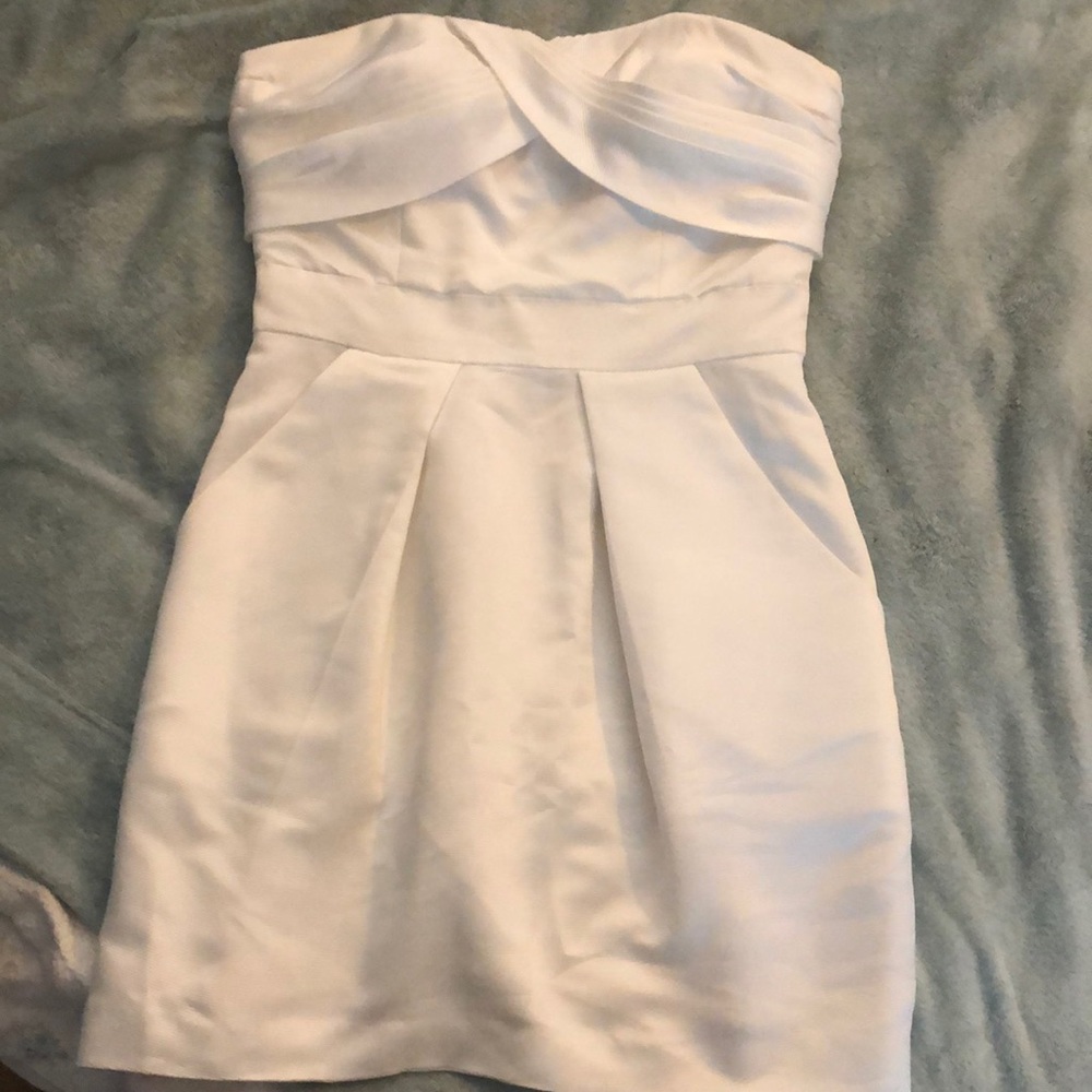 BCBG white dress